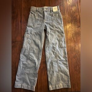 Abercrombie kids wide leg cargo Jean 11/12 NWT